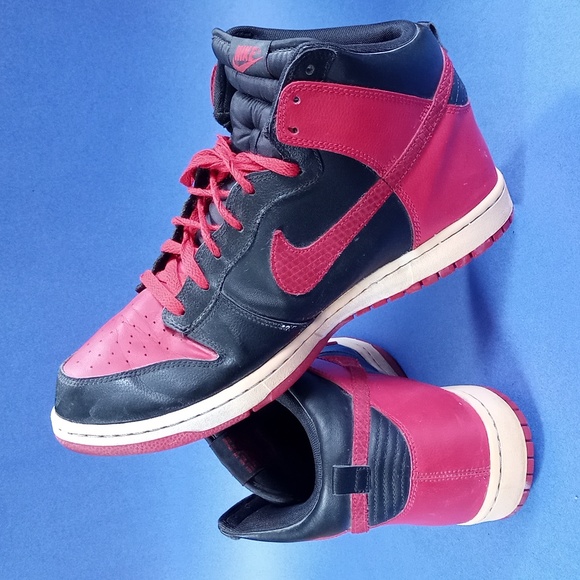 Nike Dunk High Red 317982-051 - Picture 9 of 11